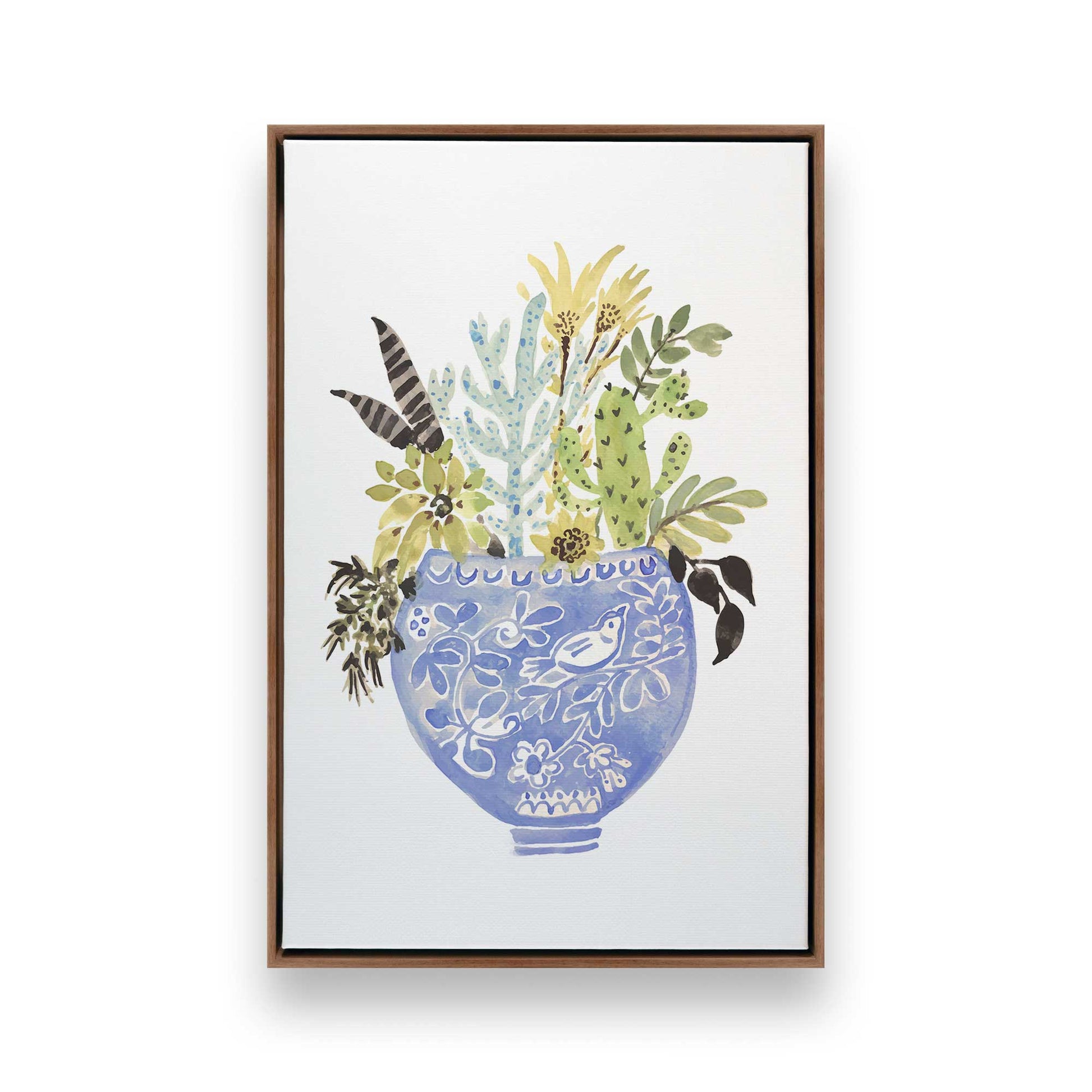 [Color:Walnut], Picture of art in a Walnut frame