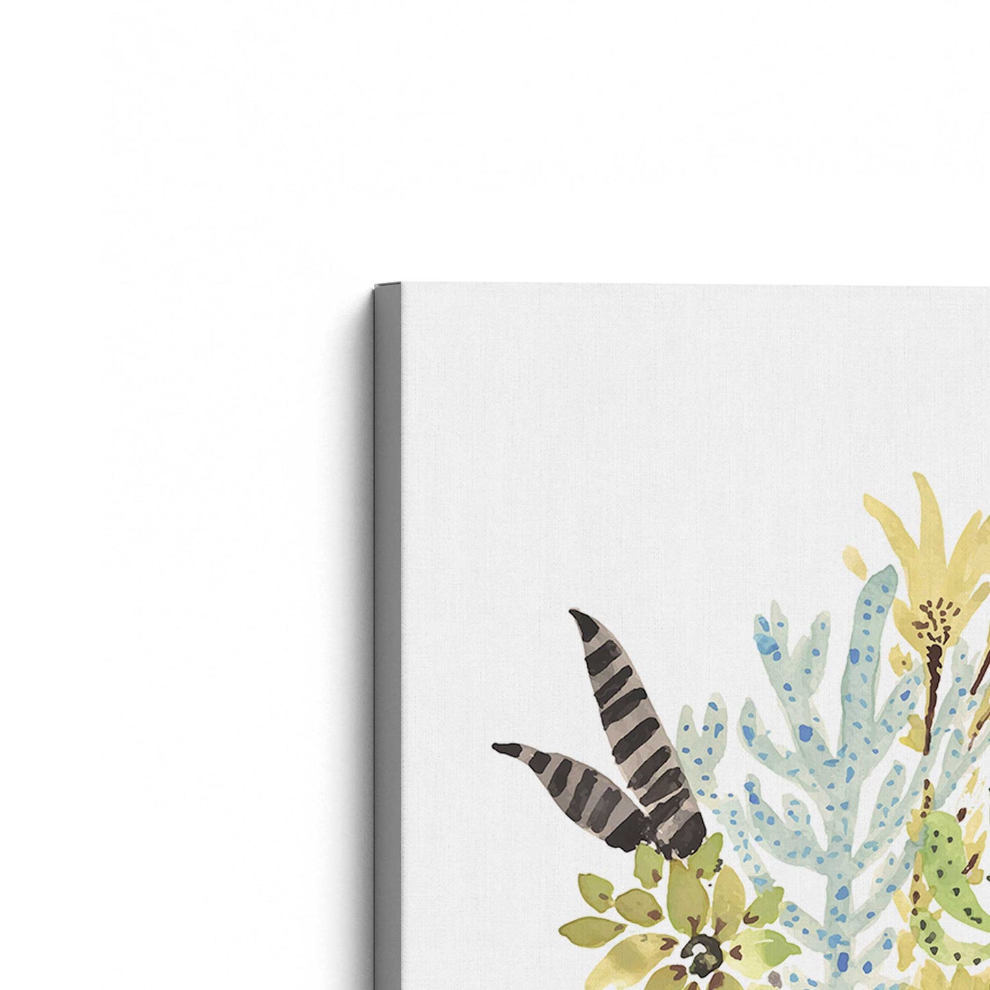 [Color:Stretched Canvas], Picture of the corner of the art