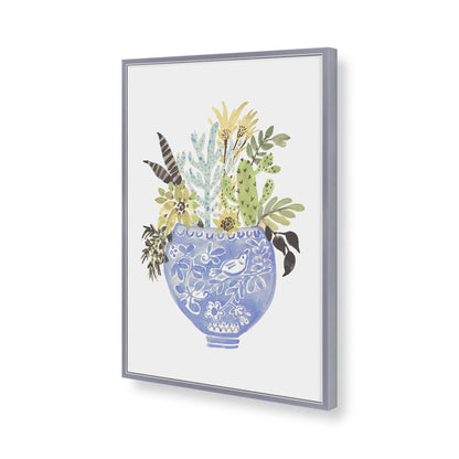 [Color:Polished Chrome], Picture of art in a Polished Chrome frame of the corner