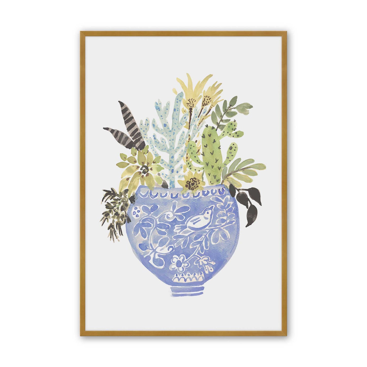 [Color:Polished Gold], Picture of art in a Polished Gold frame