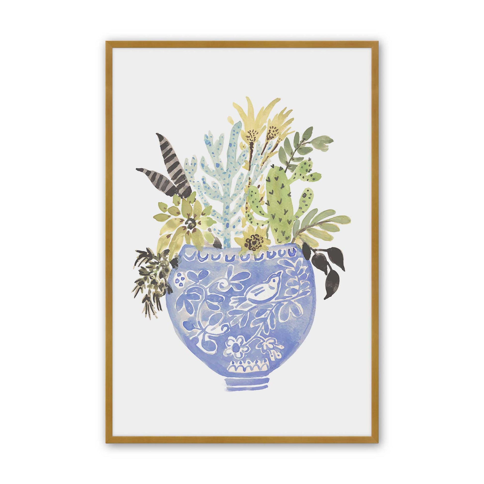 [Color:Polished Gold], Picture of art in a Polished Gold frame
