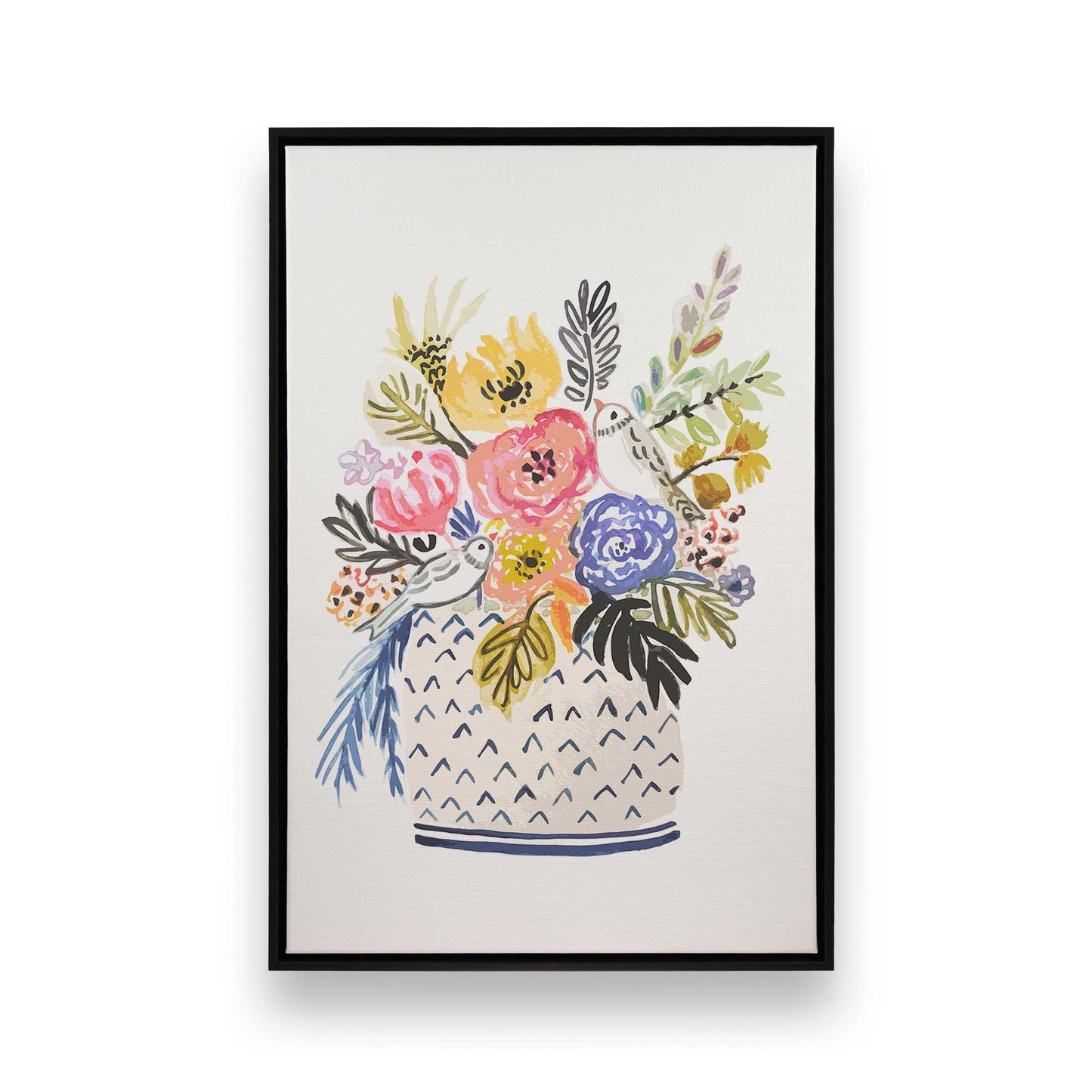[Color:Satin Black], Picture of art in a Satin Black frame