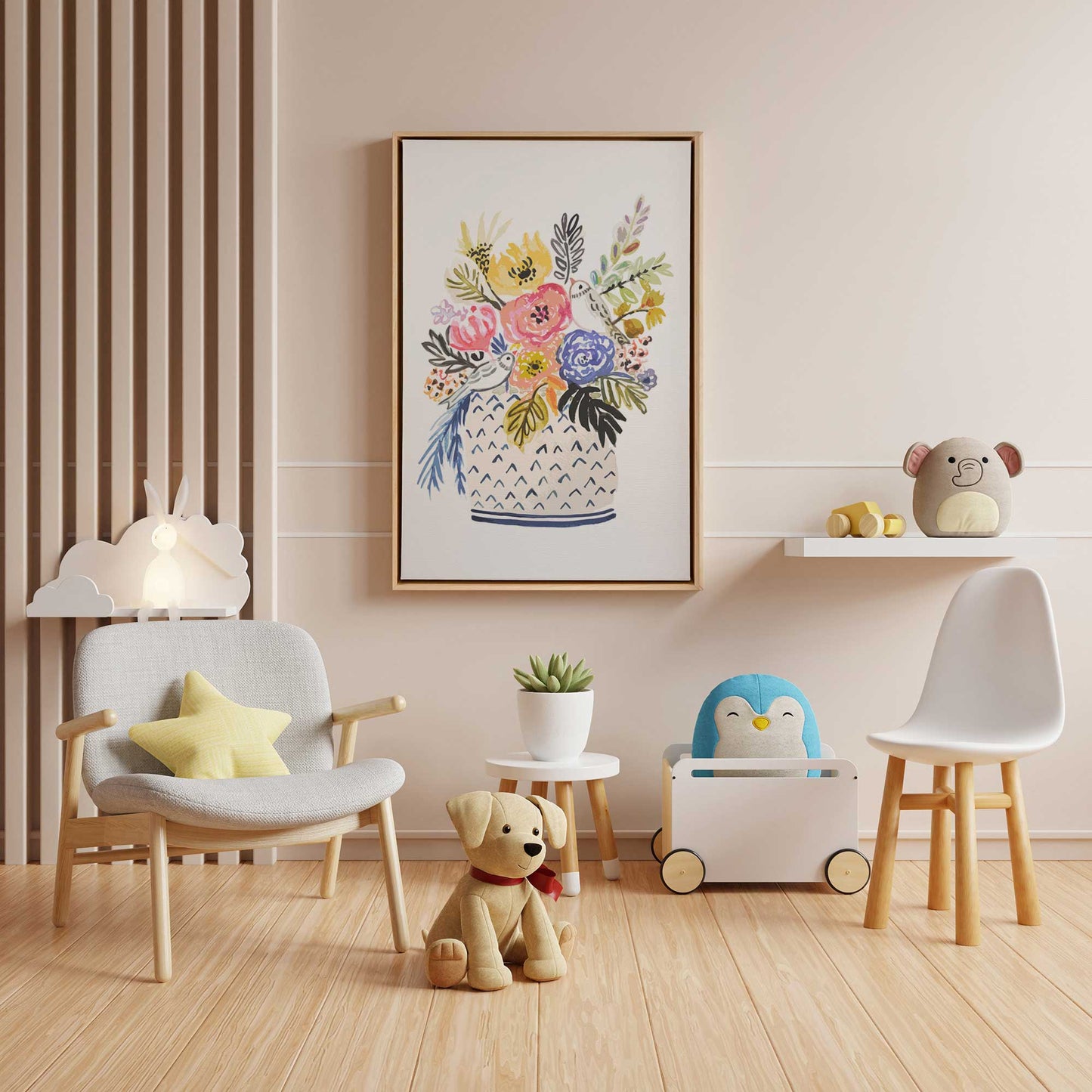 Picture of art in a room