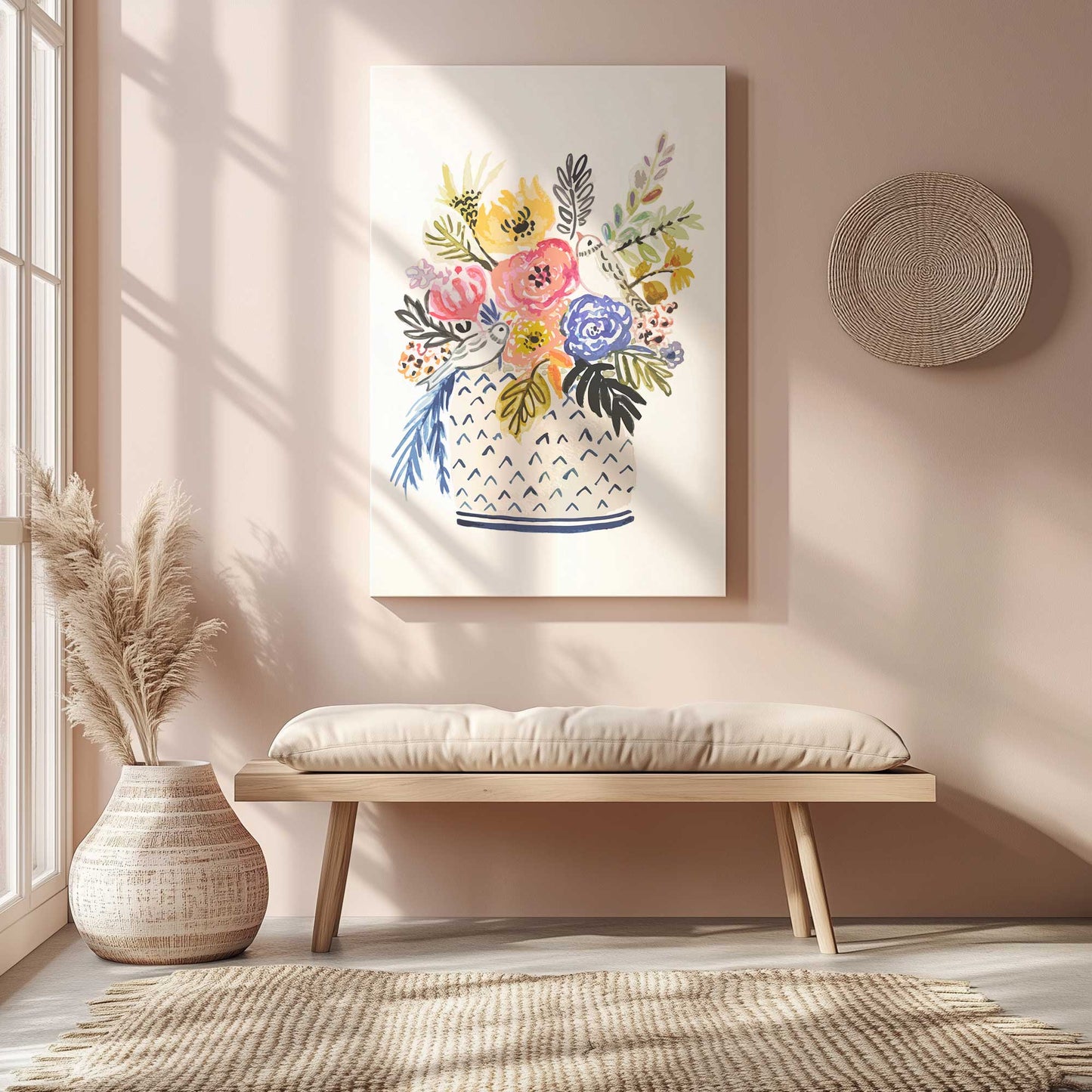 Picture of art in a room