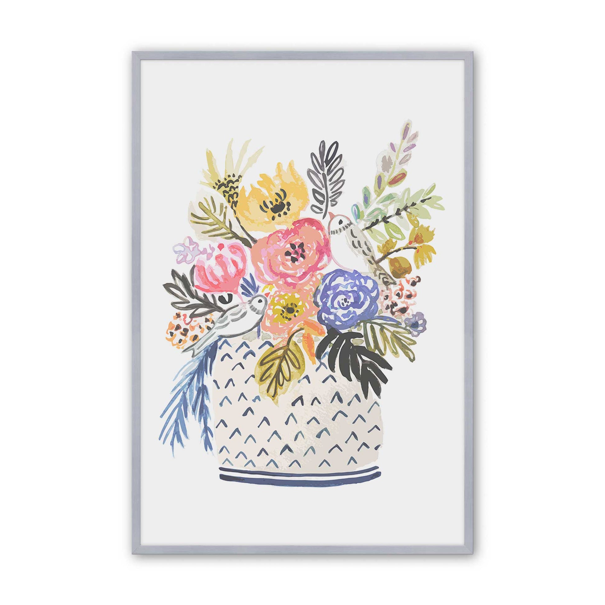 [Color:Polished Chrome], Picture of art in a Polished Chrome frame