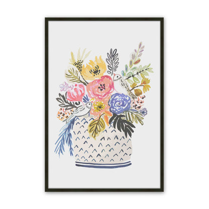 [Color:Satin Black], Picture of art in a Satin Black frame