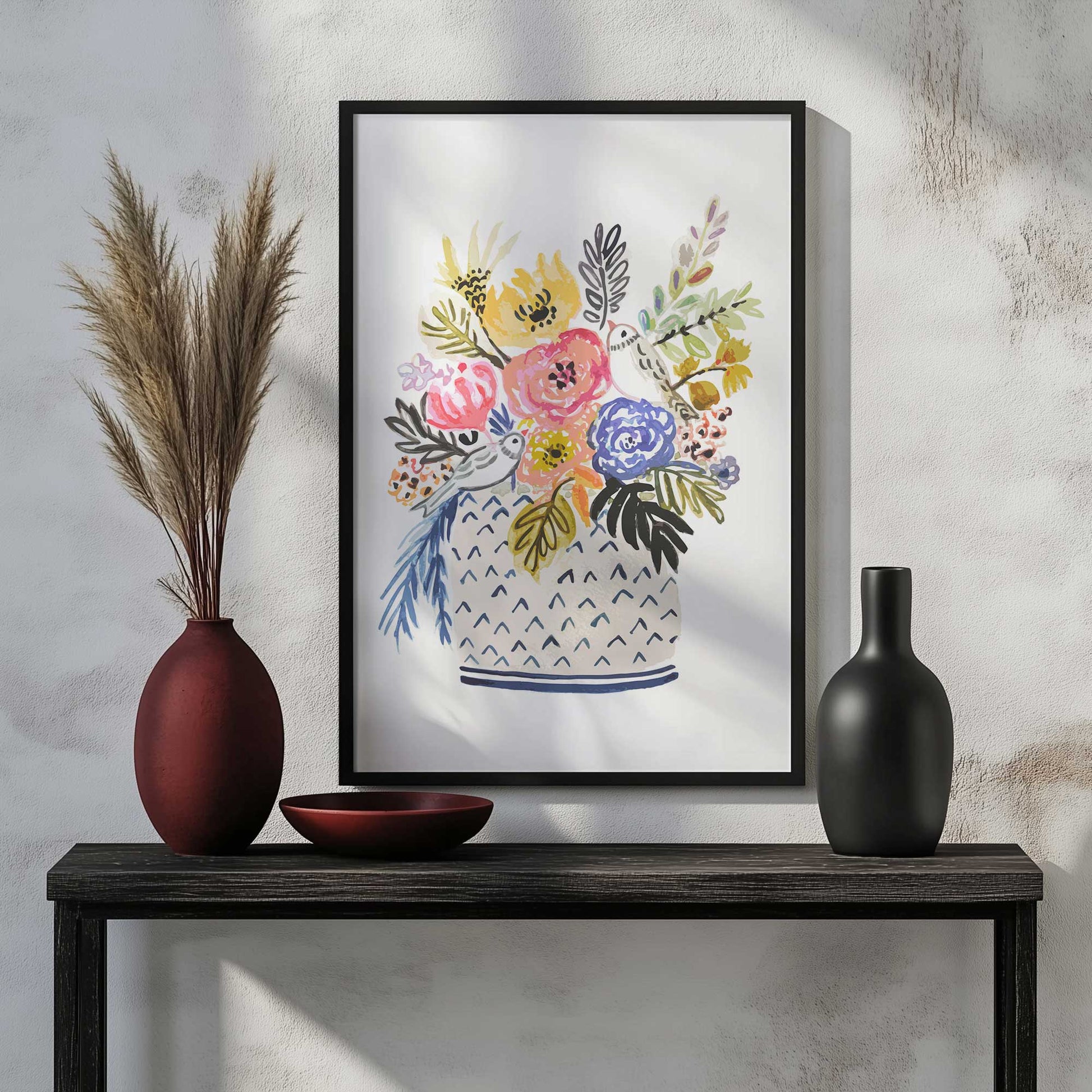 [SPECIAL],[LIFESTYLE], Picture of art hanging in a room