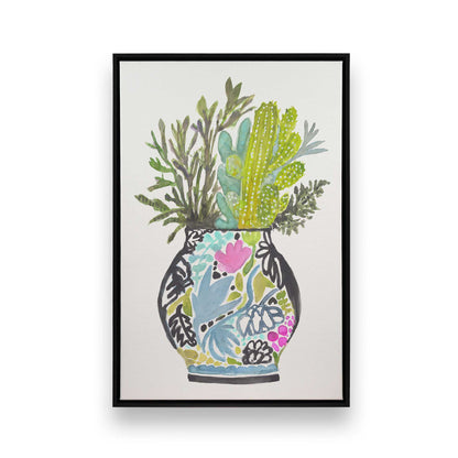 [Color:Satin Black], Picture of art in a Satin Black frame