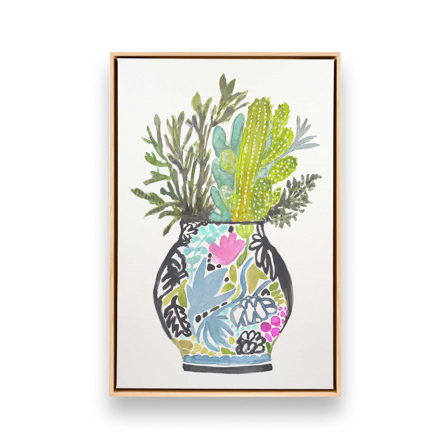 [Color:American Maple], Picture of art in a American Maple frame