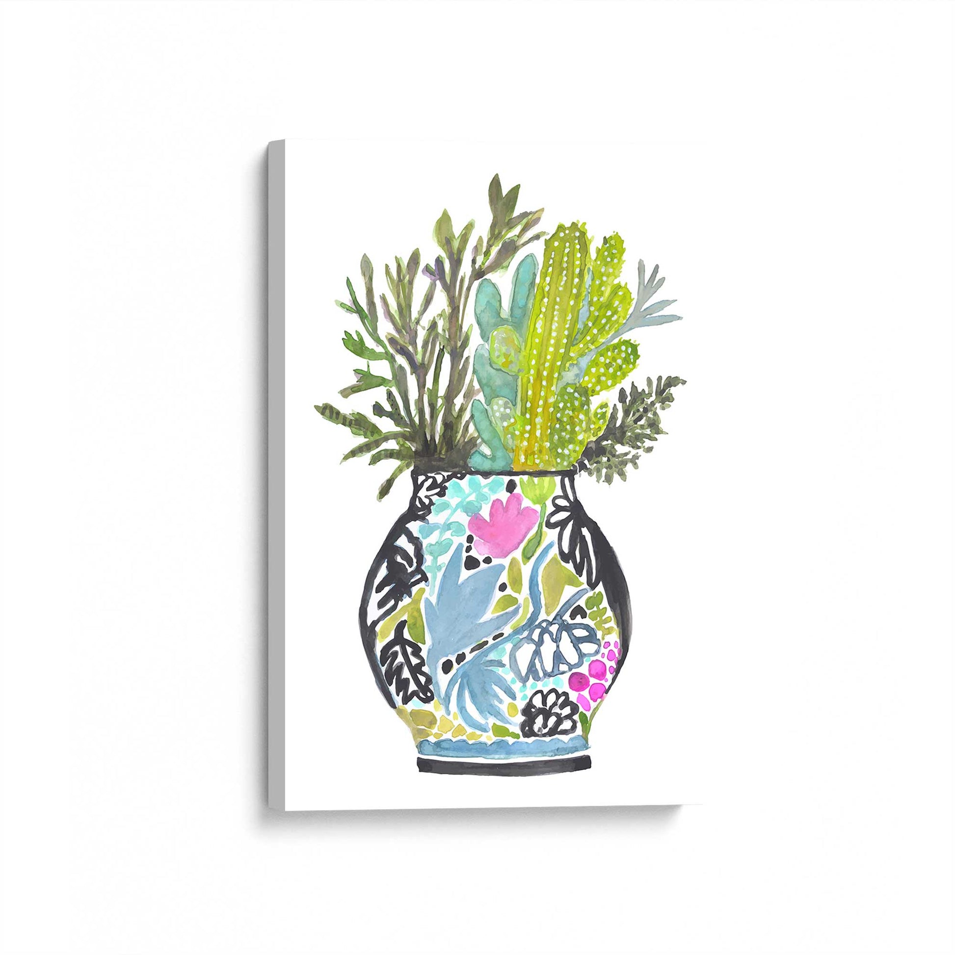 [Color:Stretched Canvas], Picture of art at an angle