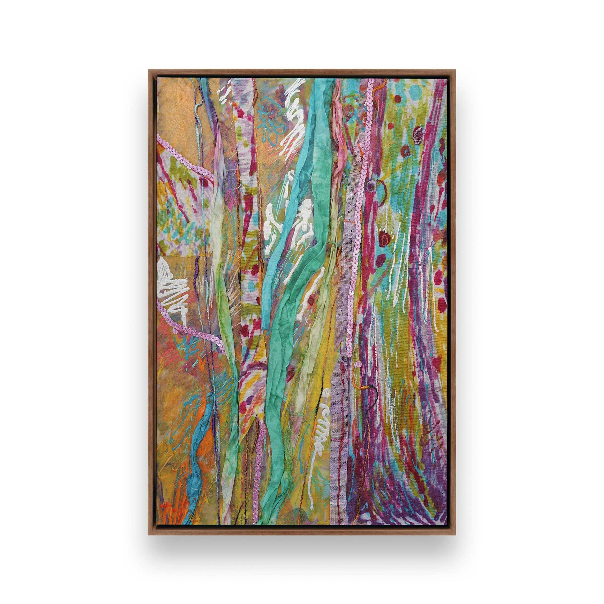 [Color:Walnut], Picture of art in a Walnut frame