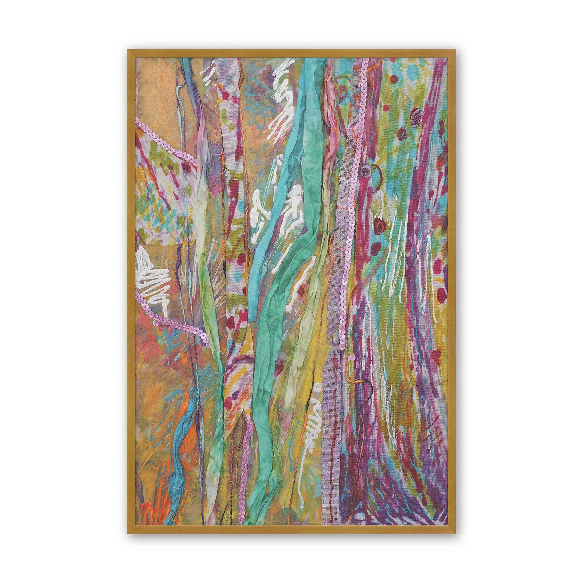 [Color:Polished Gold], Picture of art in a Polished Gold frame
