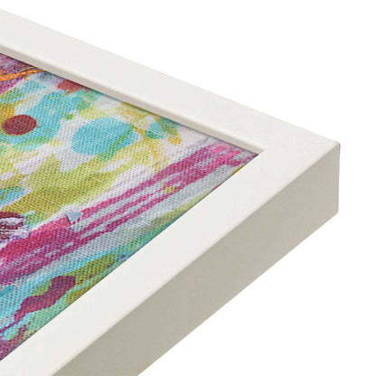 [Color:Opaque White], Picture of art in a Opaque White frame at an angle