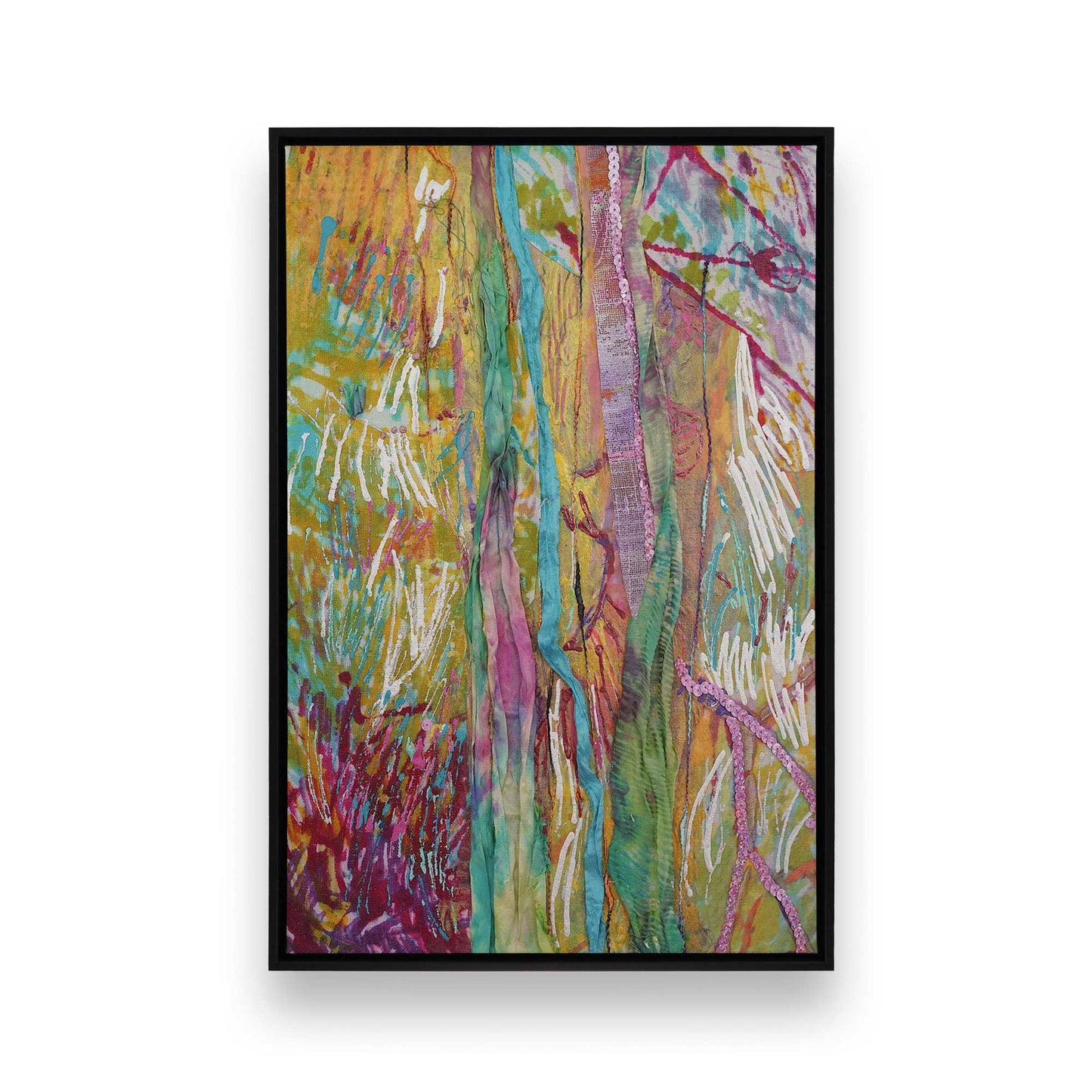 [Color:Satin Black], Picture of art in a Satin Black frame