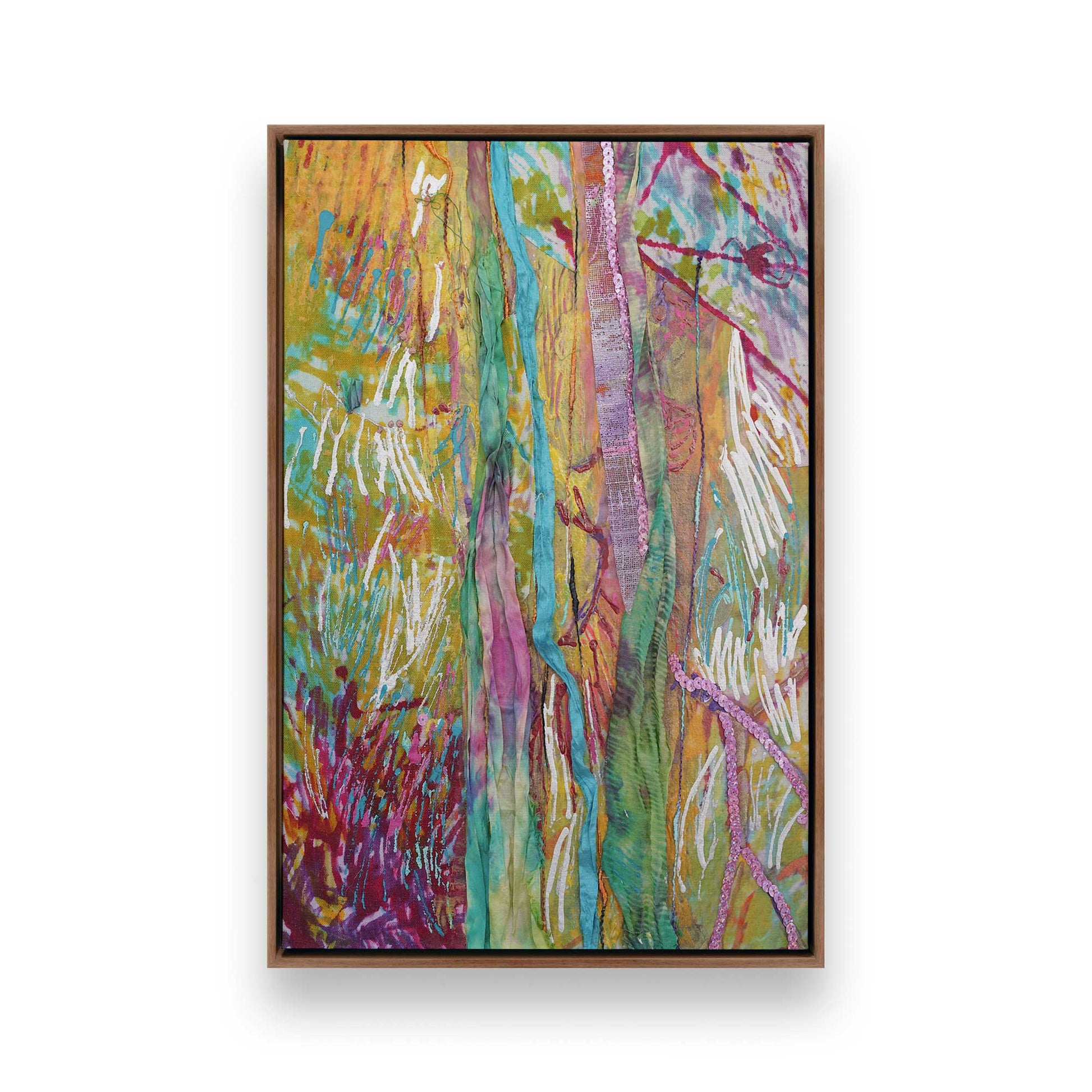 [Color:Walnut], Picture of art in a Walnut frame