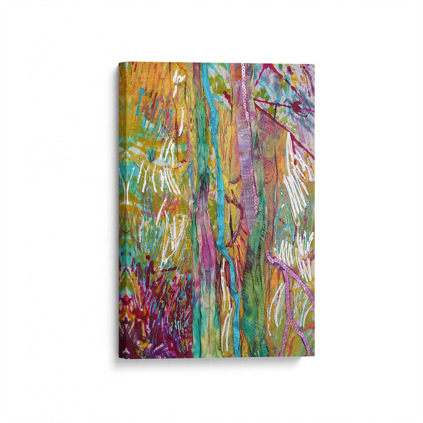 [Color:Stretched Canvas], Picture of art at an angle