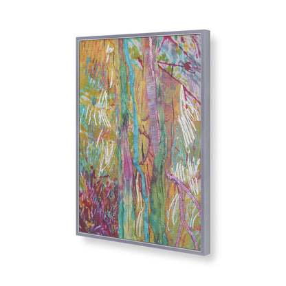 [Color:Polished Chrome], Picture of art in a Polished Chrome frame of the corner