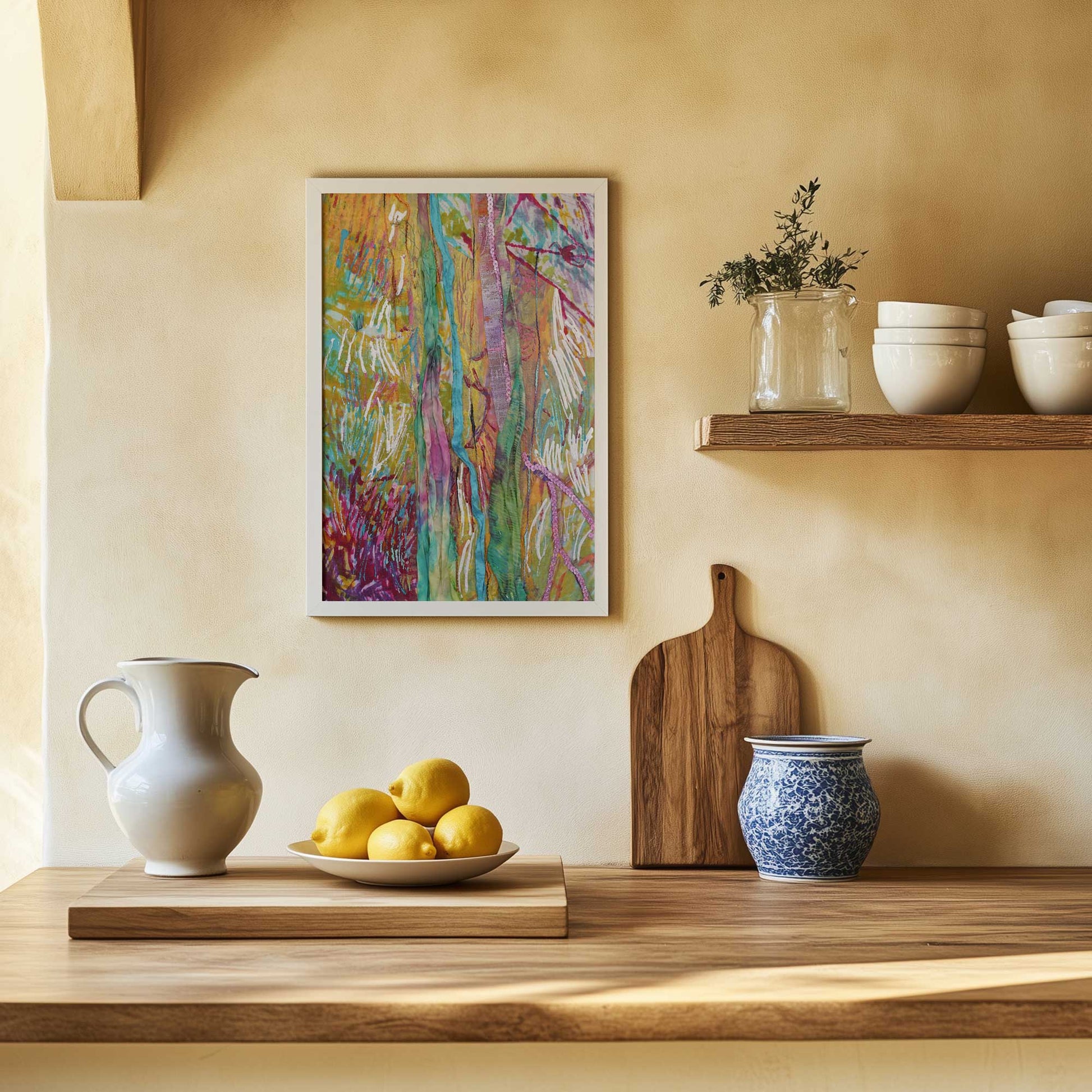 [SPECIAL],[LIFESTYLE], Picture of art hanging in a room