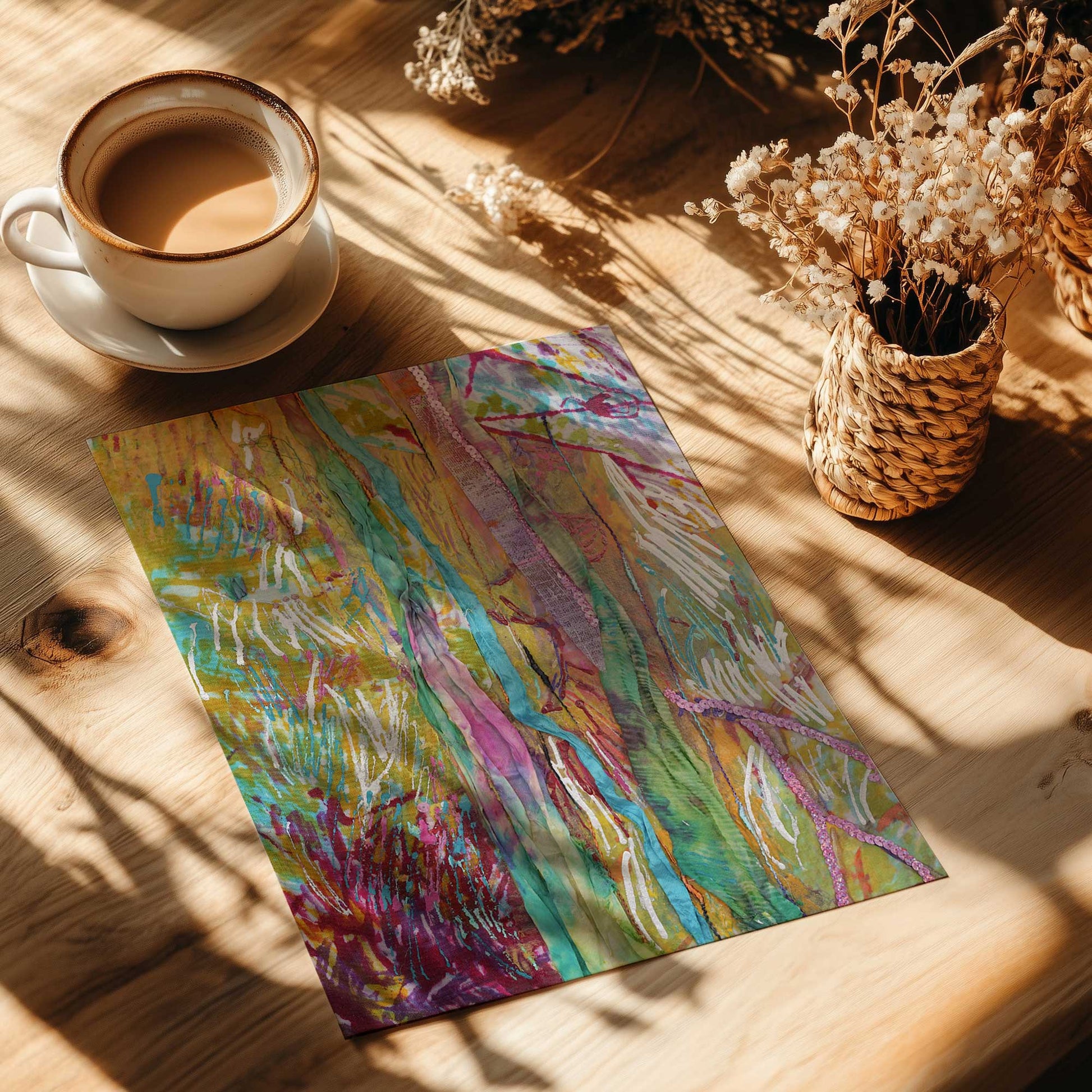 [Color:Rolled Print], Picture of close up of art