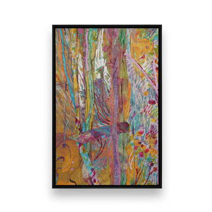 [Color:Satin Black], Picture of art in a Satin Black frame