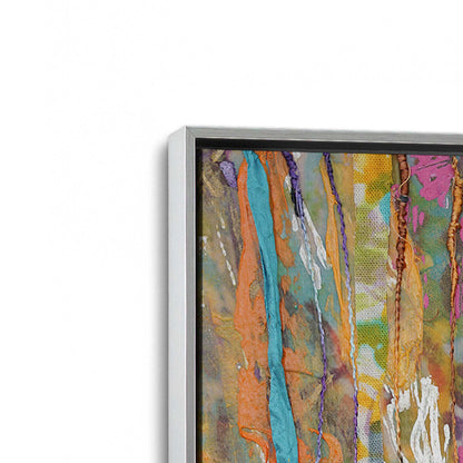 [Color:Polished Chrome], Picture of art in a Polished Chrome frame at an angle