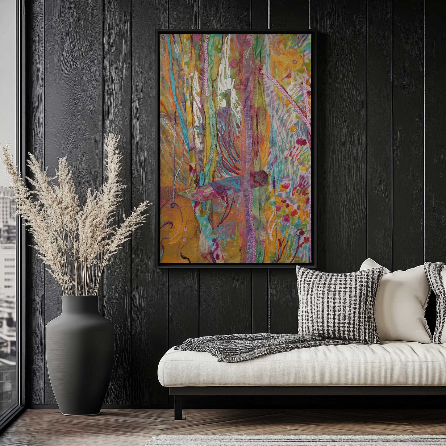 [LIFESTYLE],[SPECIAL],  Picture of art in a roo