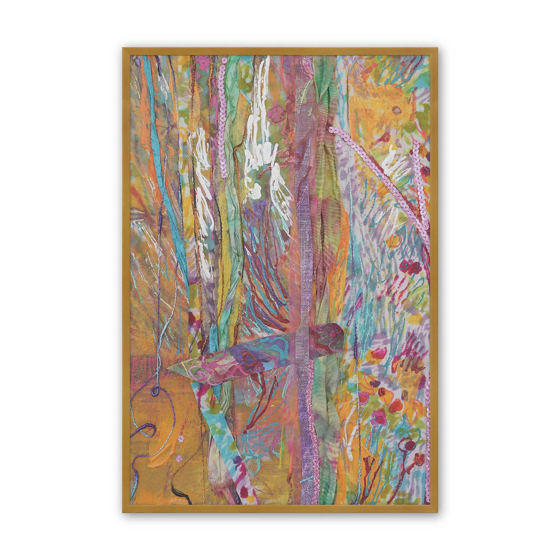 [Color:Polished Gold], Picture of art in a Polished Gold frame