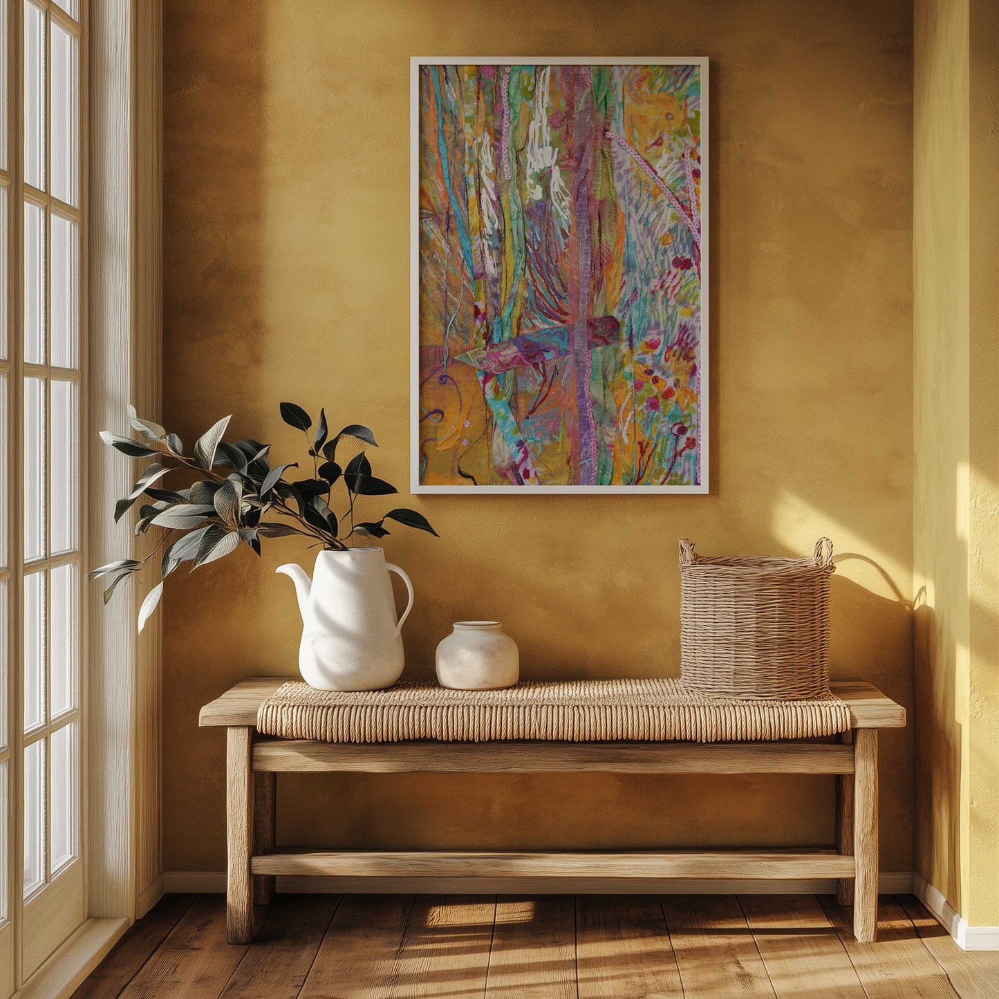 [SPECIAL],[LIFESTYLE], Picture of art hanging in a room