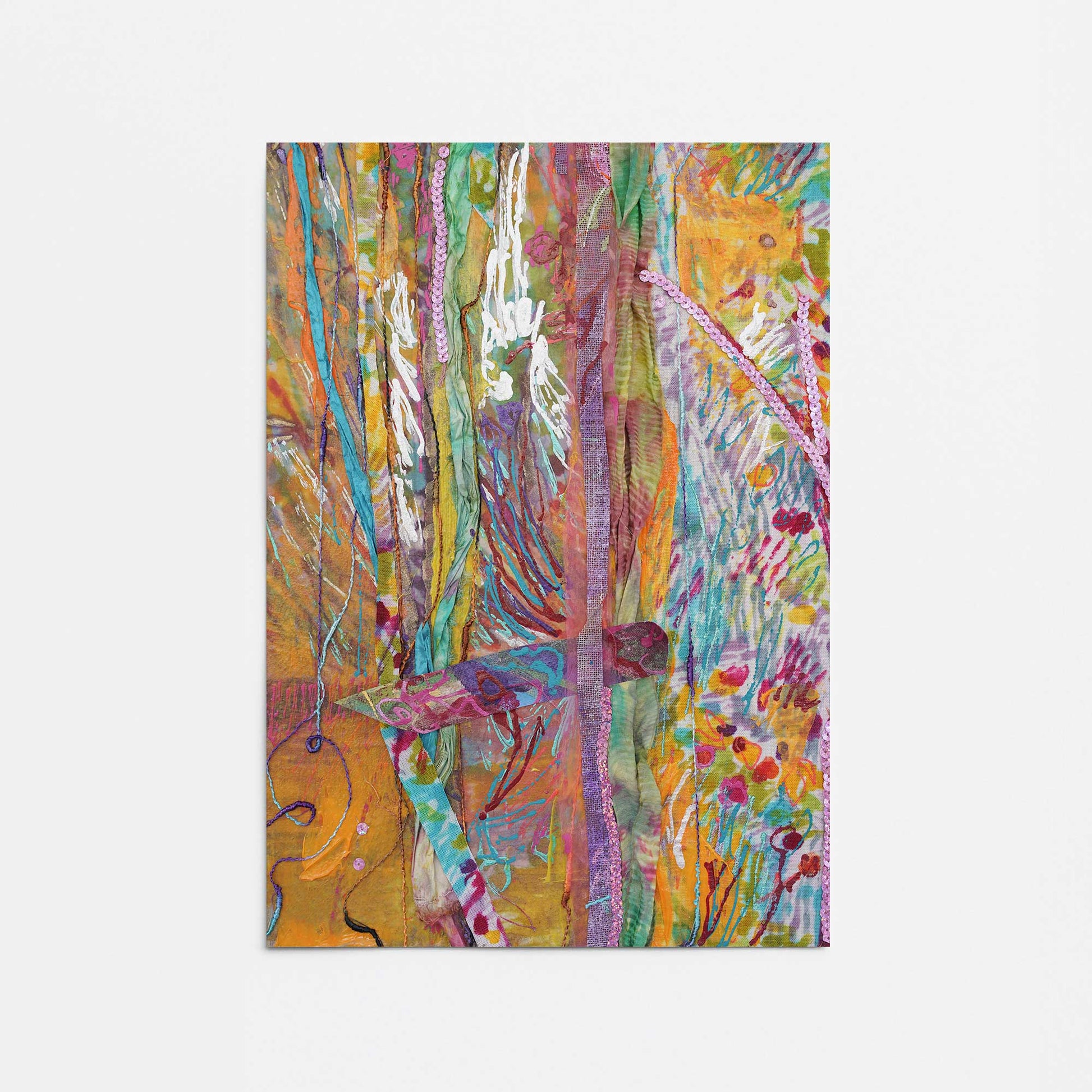 [Color:Rolled Print], Picture of close up of art