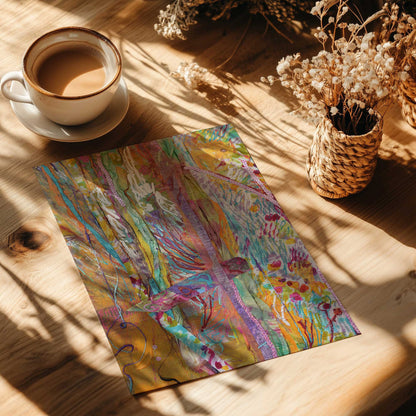 [Color:Rolled Print], Picture of close up of art