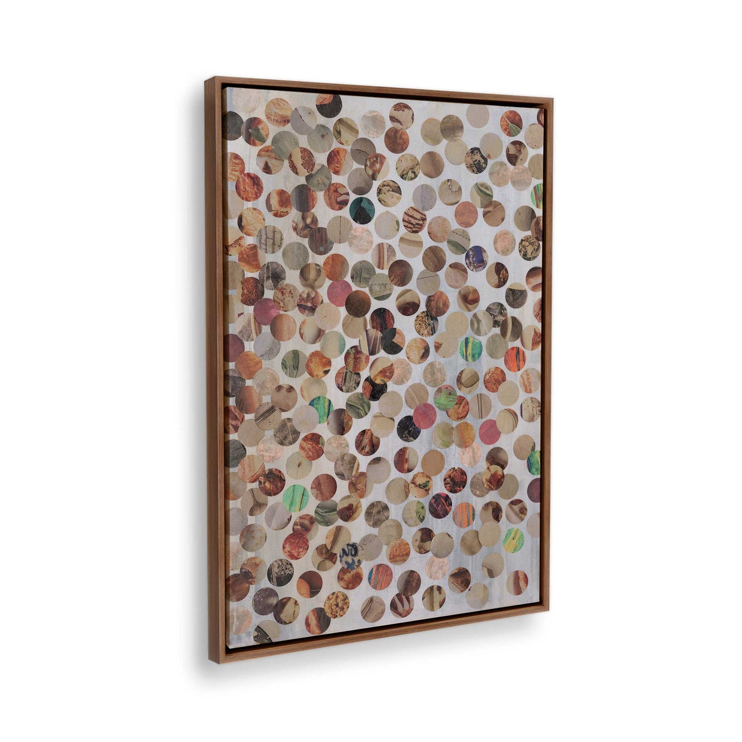 [Color:Walnut], Picture of the corner of the art