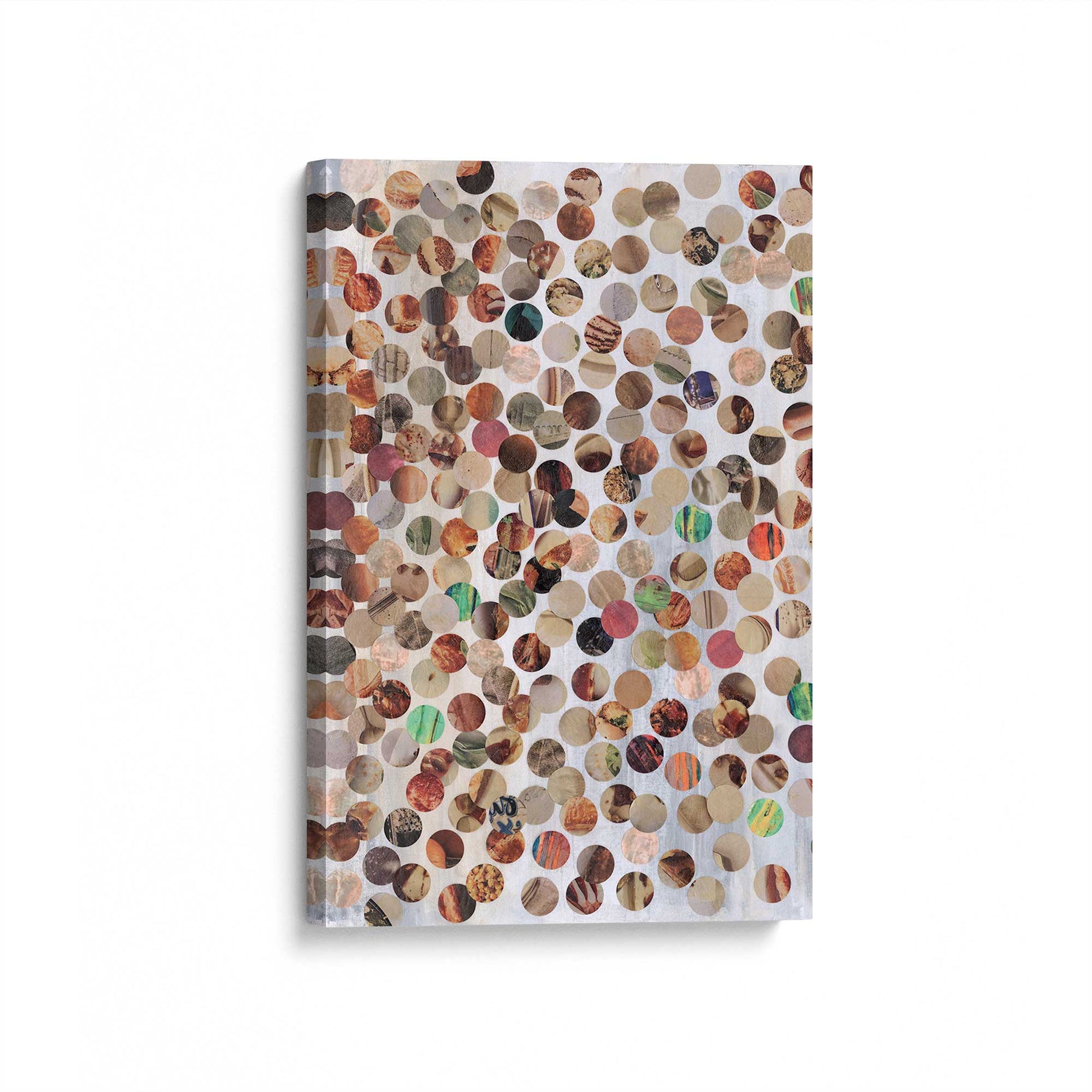 [Color:Stretched Canvas], Picture of art at an angle
