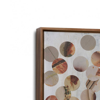 [Color:Walnut], Picture of art in a Walnut frame at an angle