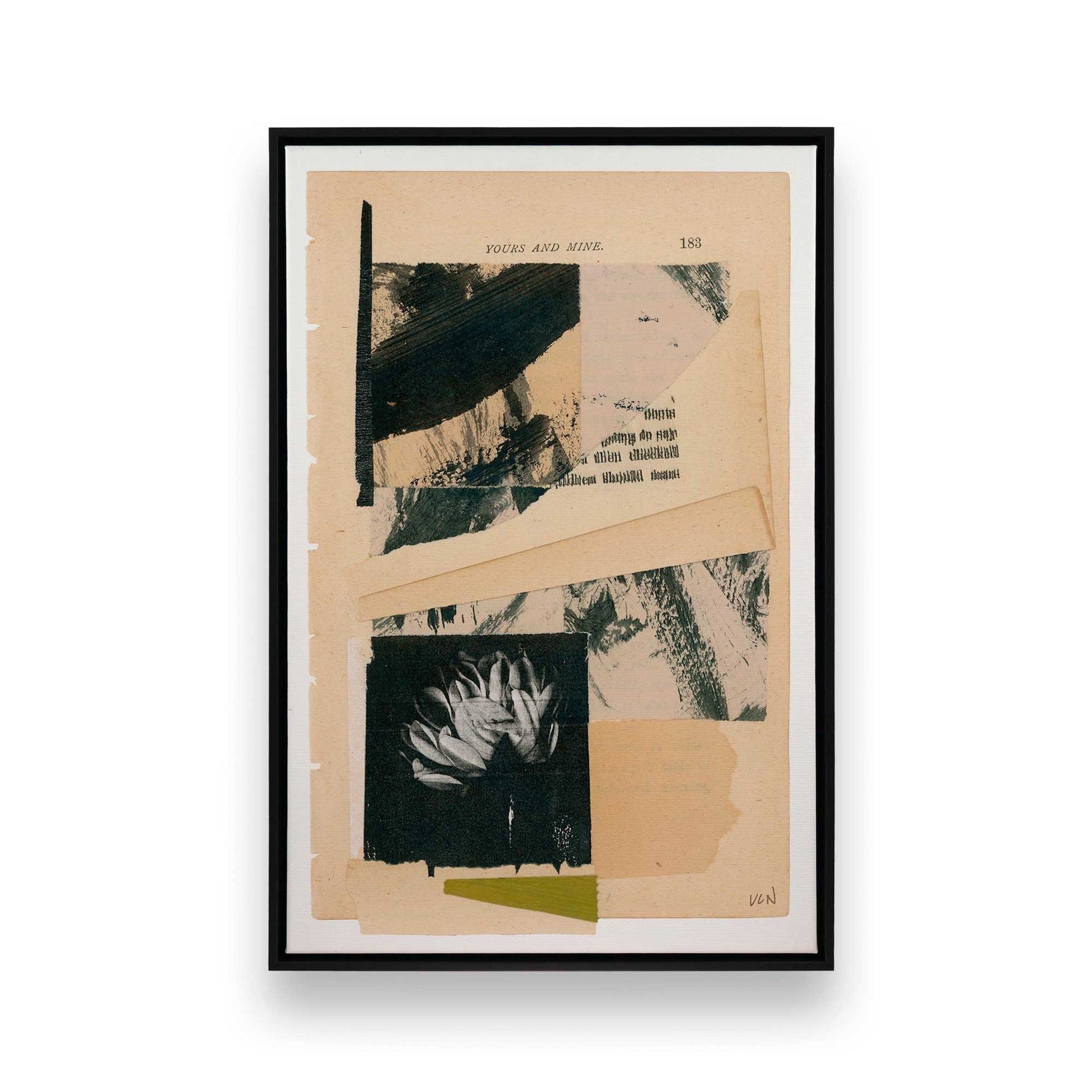 [Color:Satin Black], Picture of art in a Satin Black frame