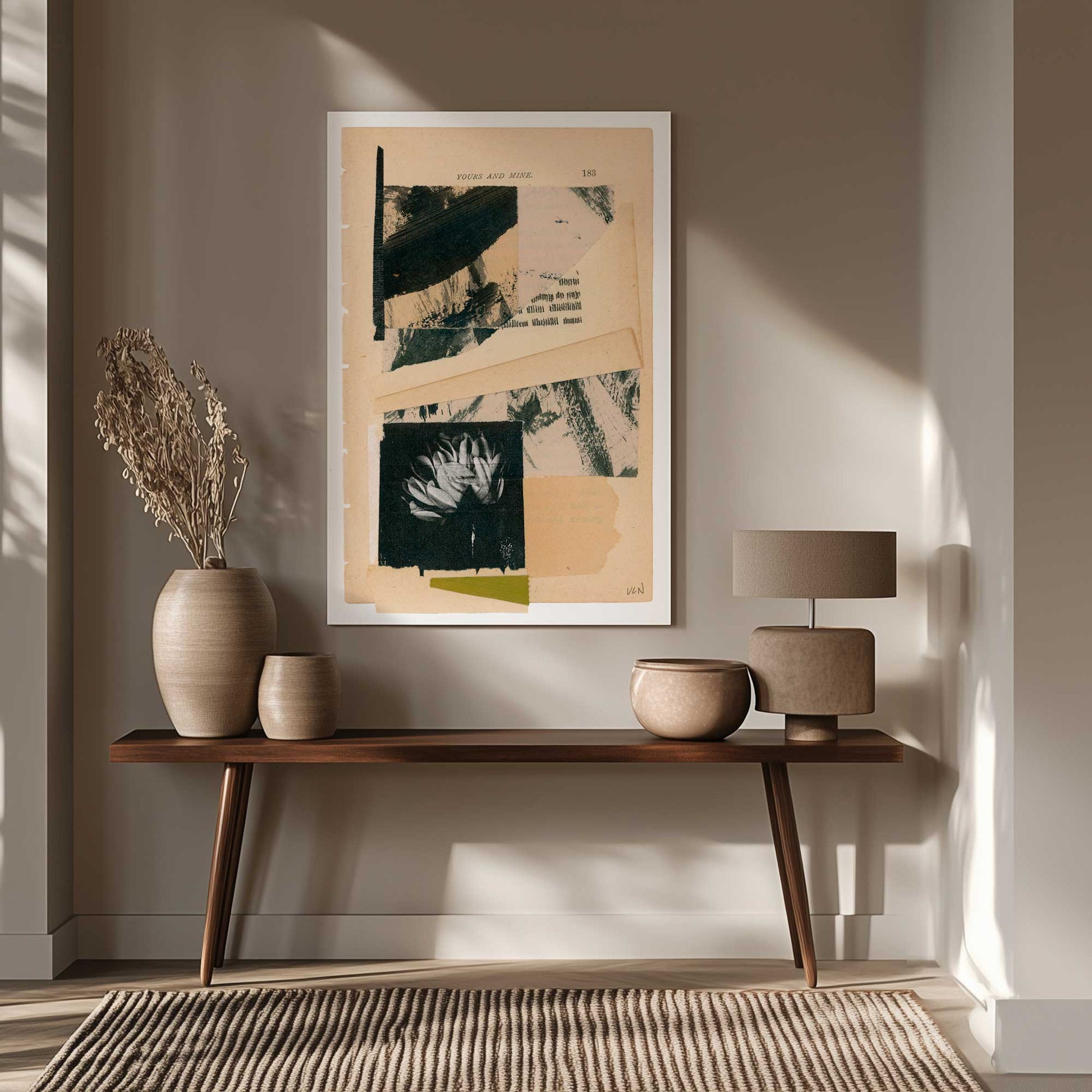 Picture of art in a room