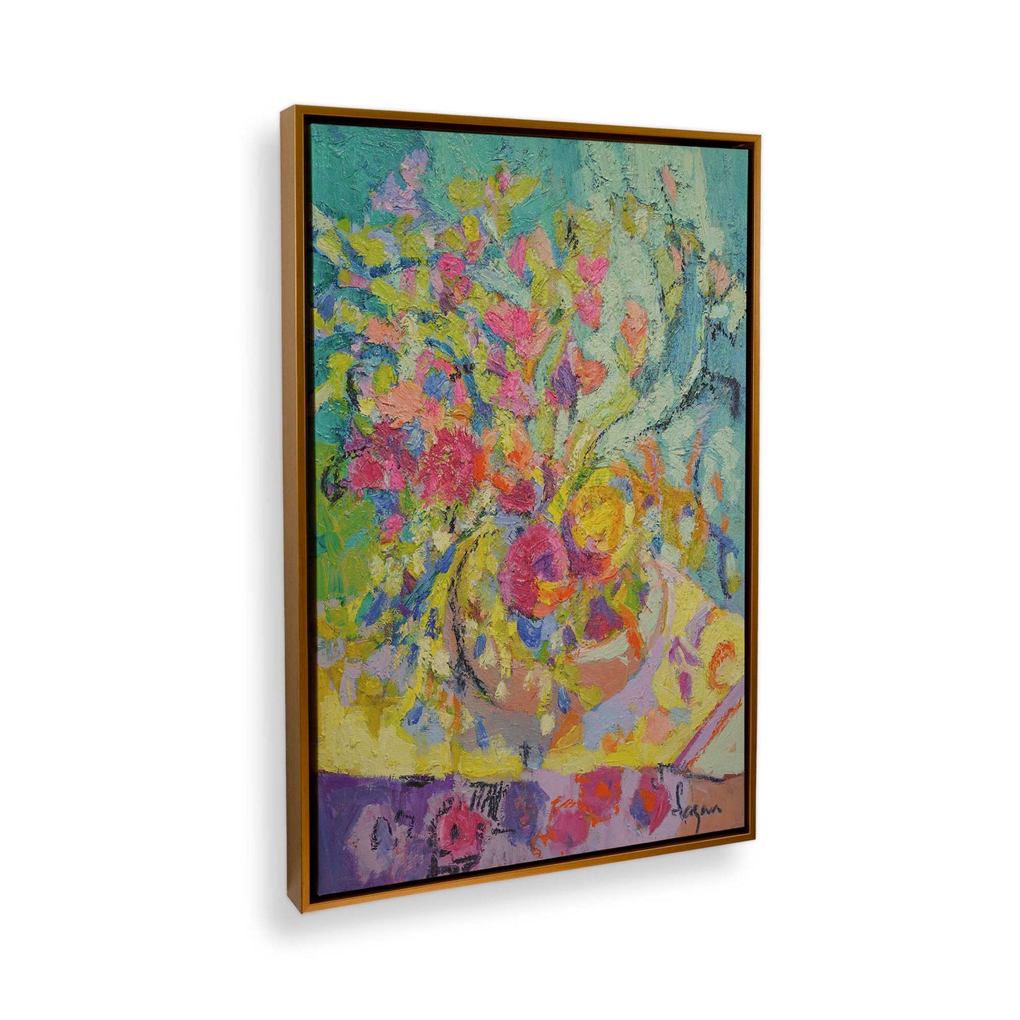 [Color:Polished Gold], Picture of the corner of the art