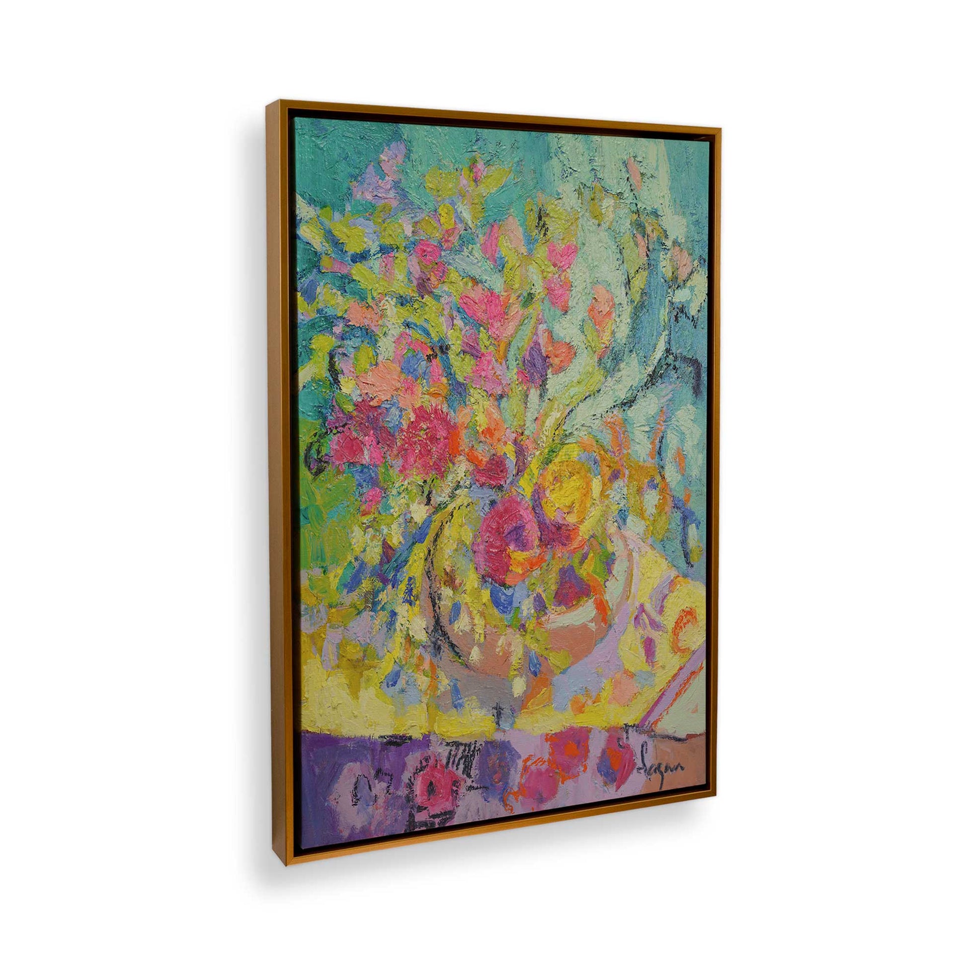 [Color:Polished Gold], Picture of the corner of the art