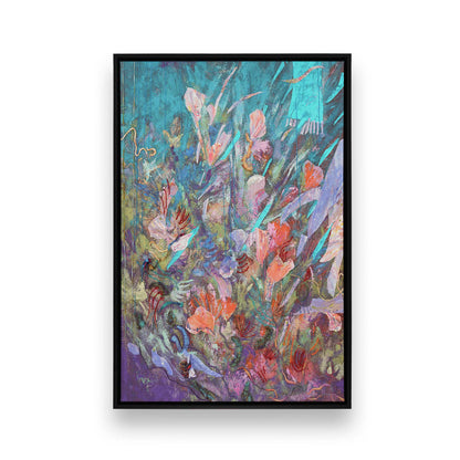 [Color:Satin Black], Picture of art in a Satin Black frame