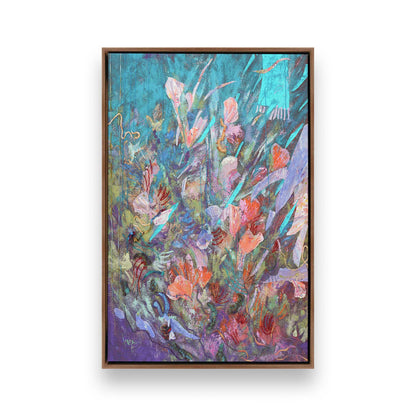 [Color:Walnut], Picture of art in a Walnut frame