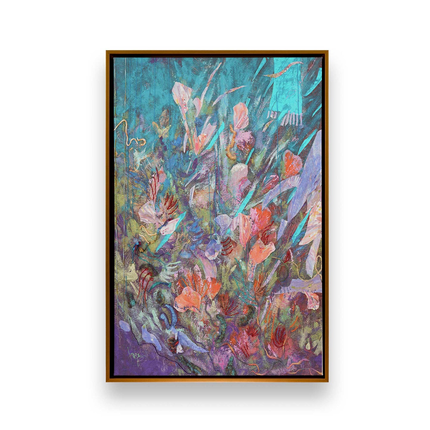 [Color:Polished Gold], Picture of art in a Polished Gold frame