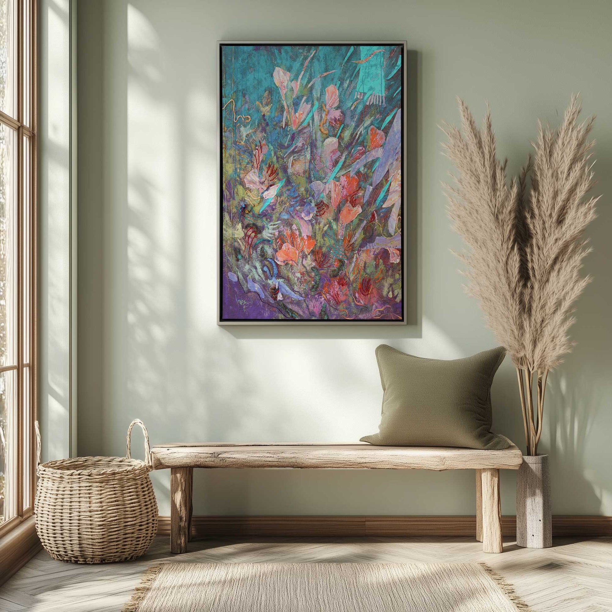 Picture of art in a room