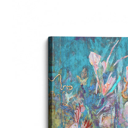 [Color:Stretched Canvas], Picture of the corner of the art