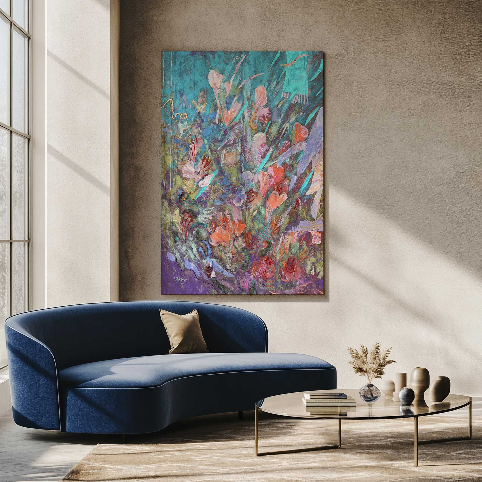 Picture of art in a room