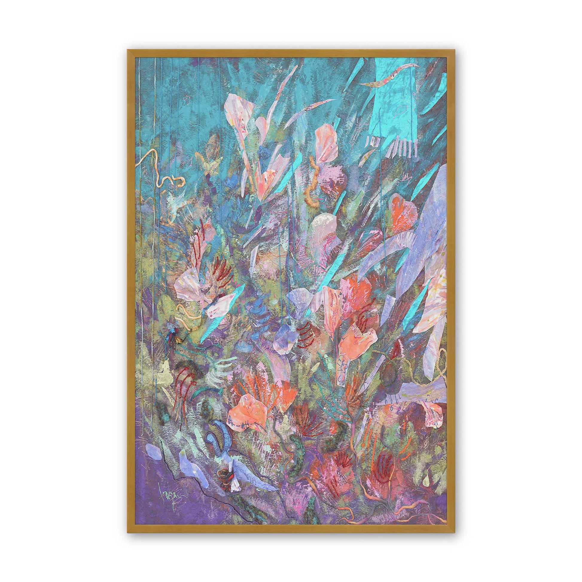 [Color:Polished Gold], Picture of art in a Polished Gold frame