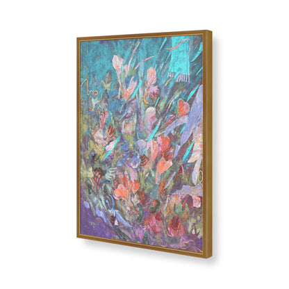 [Color:Polished Gold], Picture of art in a Polished Gold frame of the corner