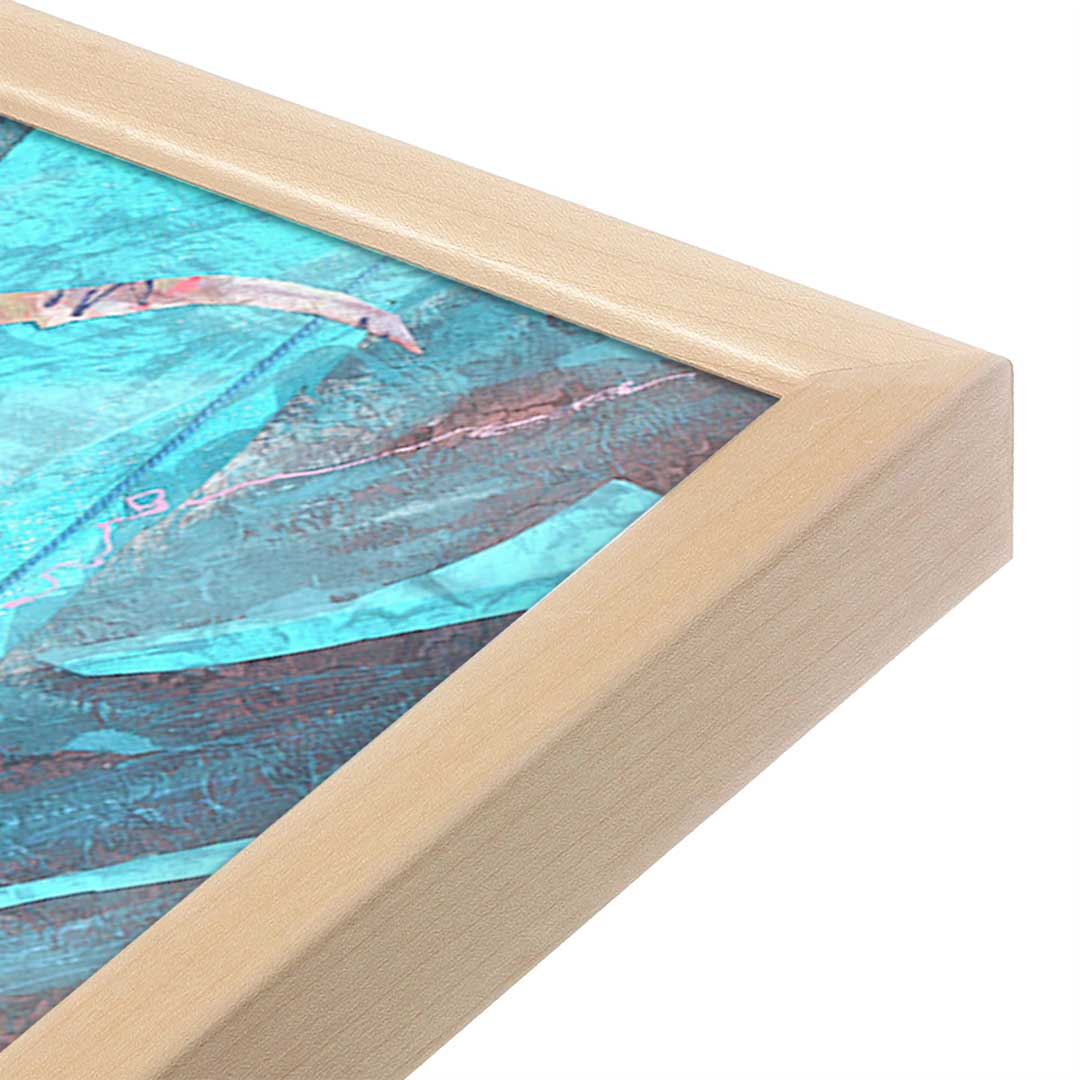 [Color:Raw Maple], Picture of art in a Raw Maple frame at an angle