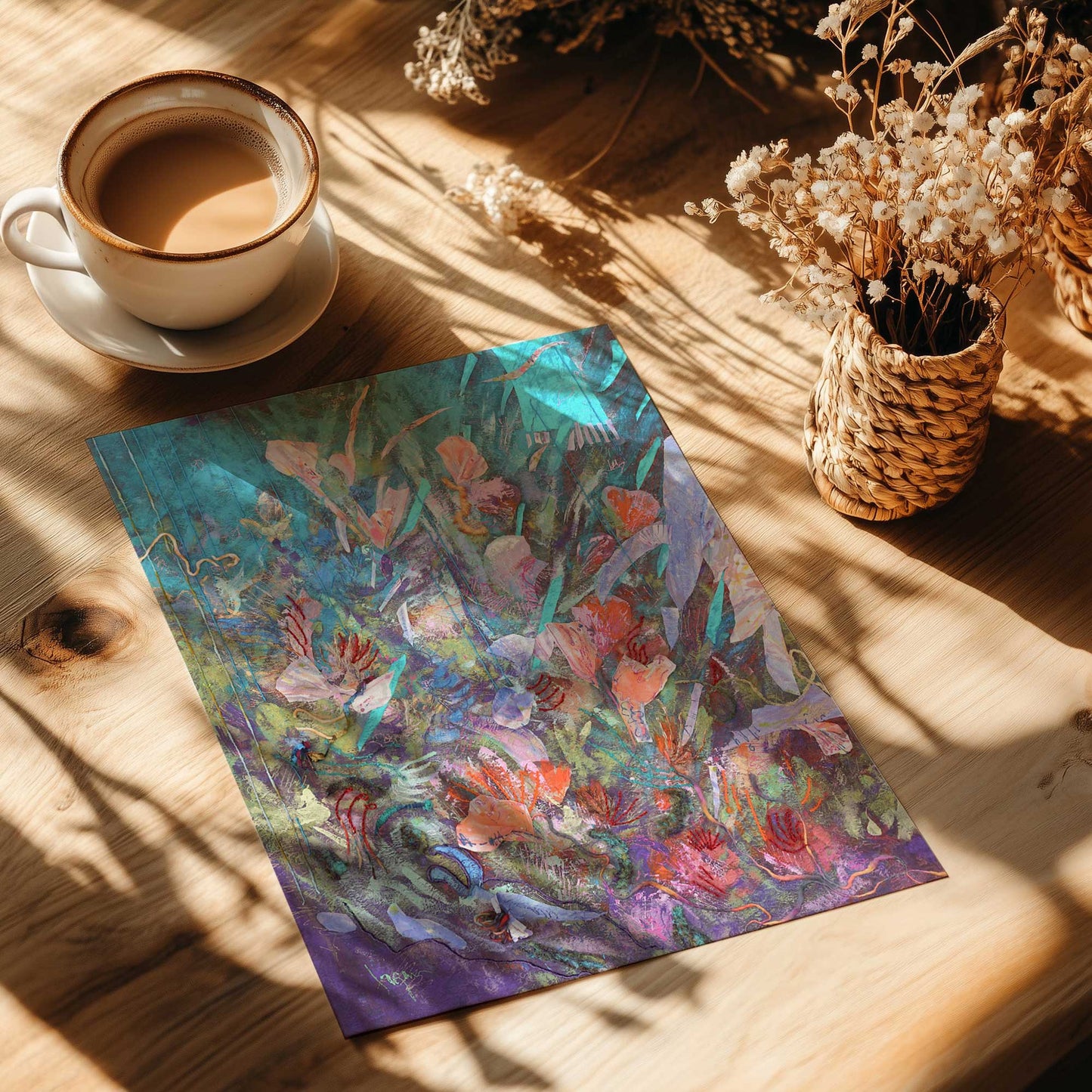 [Color:Rolled Print], Picture of close up of art