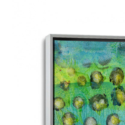 [Color:Polished Chrome], Picture of art in a Polished Chrome frame at an angle