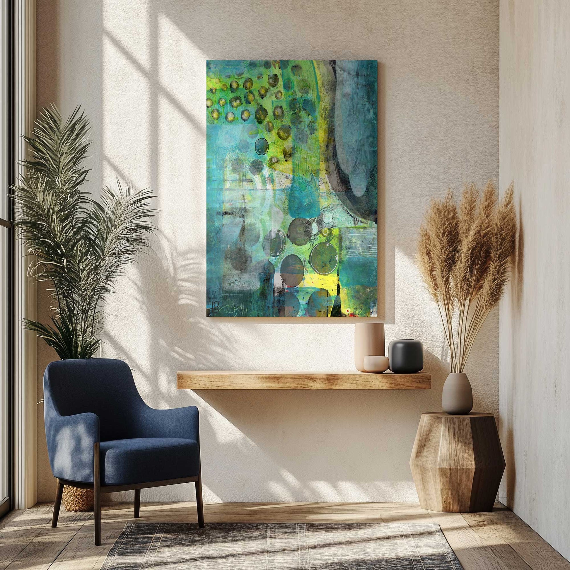 Picture of art in a room