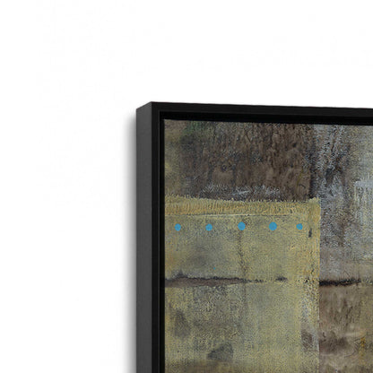 [Color:Satin Black], Picture of art in a Satin Black frame at an angle